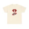 Shhh Lips Girls Cream T shirt