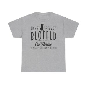 Blofeld Cat Rescue Short Sleeve T Shirt