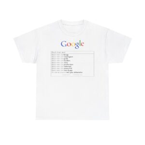 Google Black Men are T Shirt