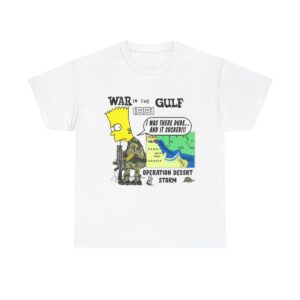 War In The Gulf Bart Simpson T-shirt