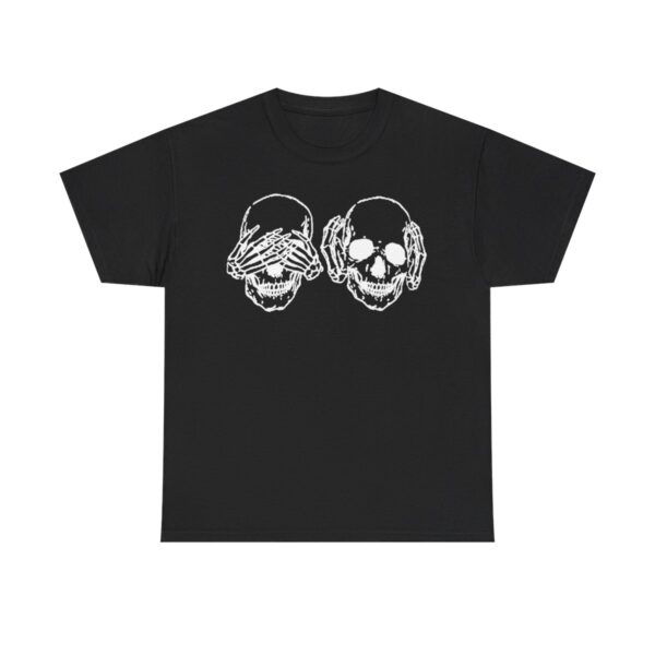 Hear See No Evil Skull T-shirt