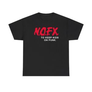 nofx to keep kids on punk t shirt