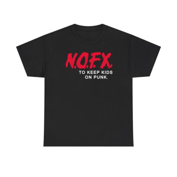 nofx to keep kids on punk t shirt