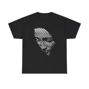 Face Lines T shirt Unisex Heavy Cotton Tee