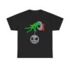 Grinch hand Jack Skellington christmas T-shirt