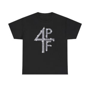 4PF Rhine Stone Logo Black T-Shirt