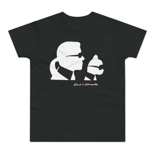 Karl Lagerfeld And Cat t shirt