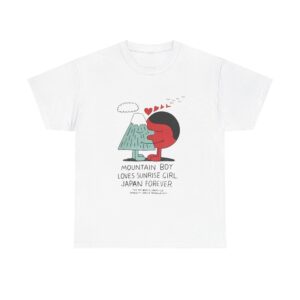 mountain boy loves sunrise girl japan forever t shirt