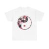 Flower ying yang unisex T-shirt