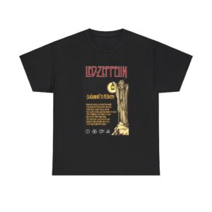 led zeppelin stairway to heaven lyrics T shirt