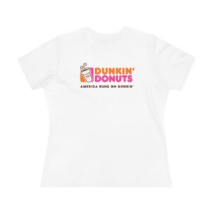 dunkin donuts america runs tshirt