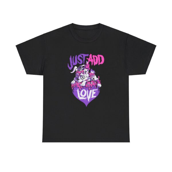 Cup Cake Cult Just Add Love Dog t shirt